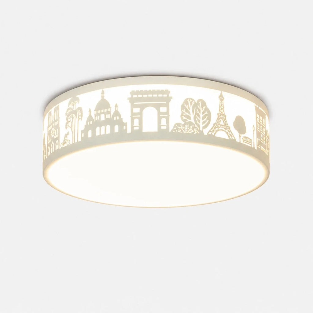 Lampada da soffitto LED a spettro completo con silhouette cava | Esilora
