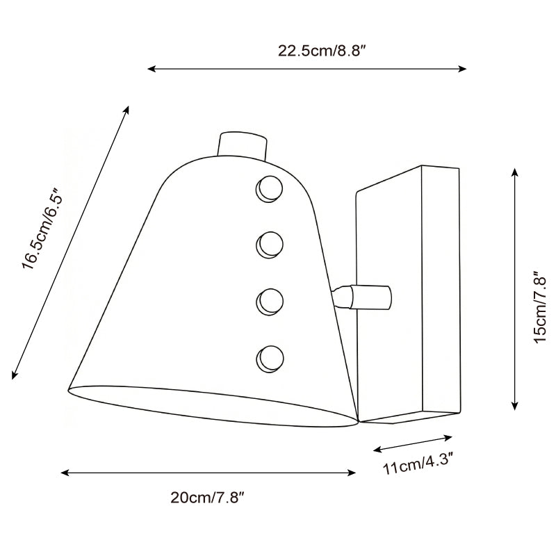 Twilight Pin Wall Lamp | Esilora