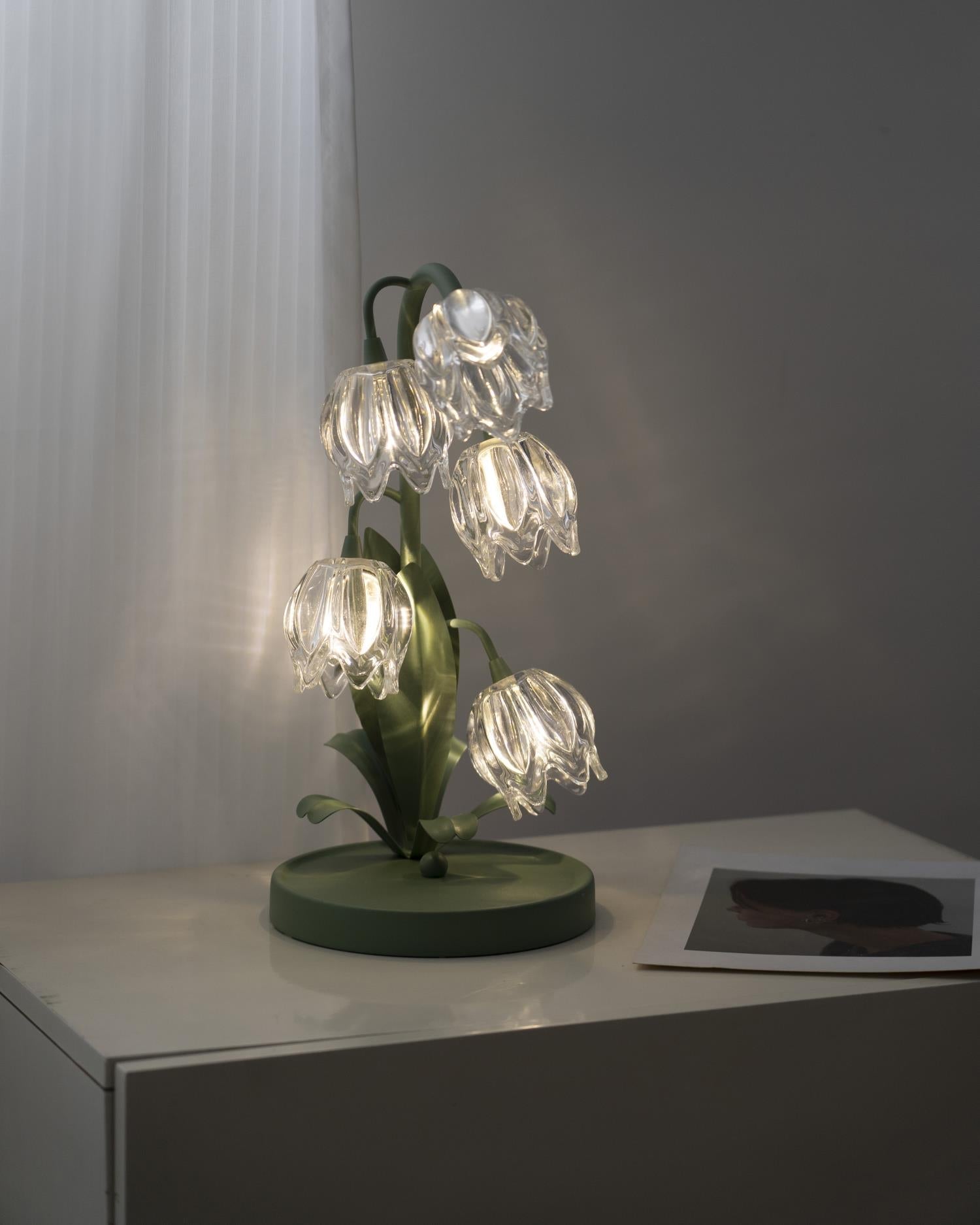 Niya grüne Tischlampe | Esilora