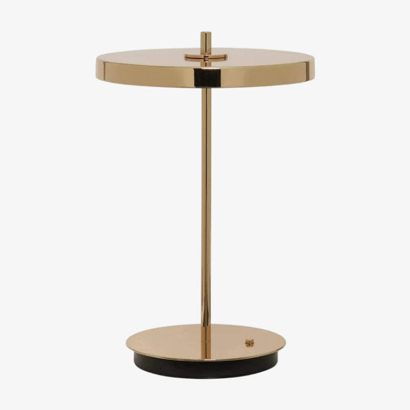 Astris Sculptural Modern Minimalist Metal Table Lamp for Living Room and Office | Esilora