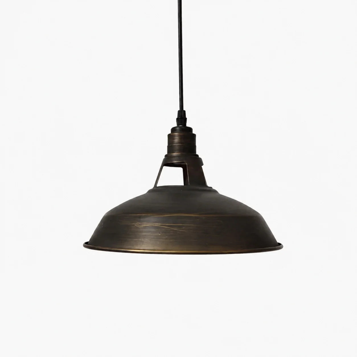 Vintage Industrielle Pendelleuchte aus distressed Metall | Esilora