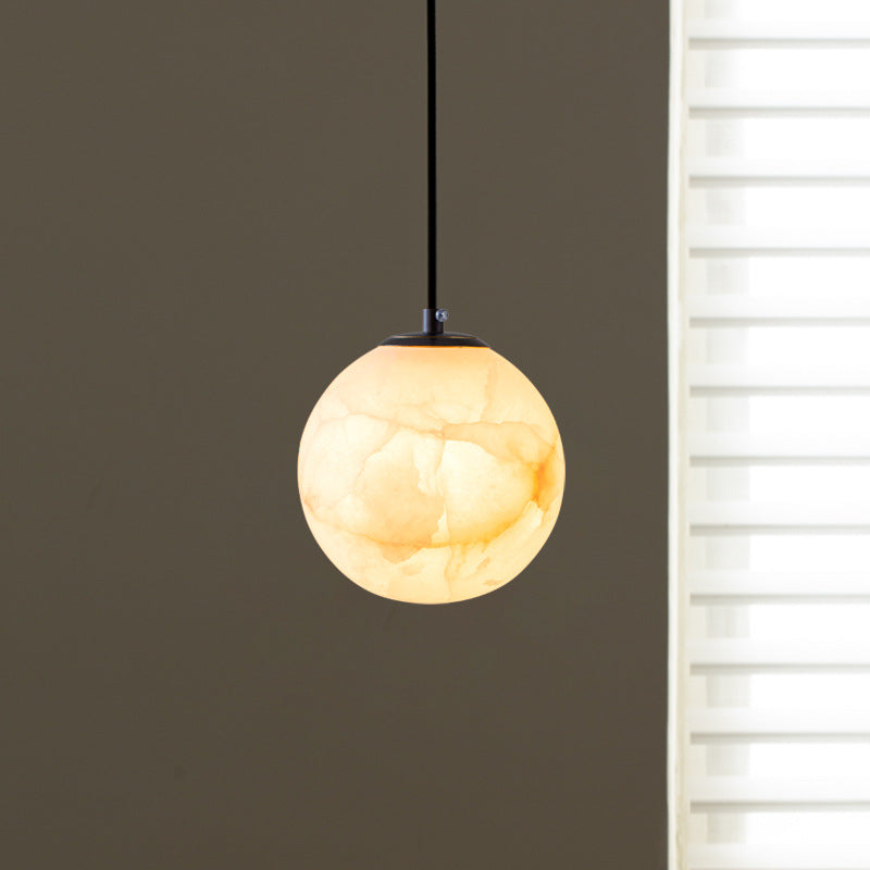 Nordic Minimalist Alabaster Pendant Light | Esilora