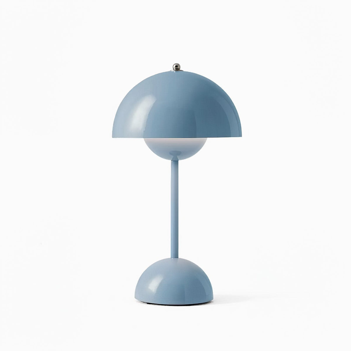 Wireless LED Table Lamp — Modern Scandi Mushroom Design