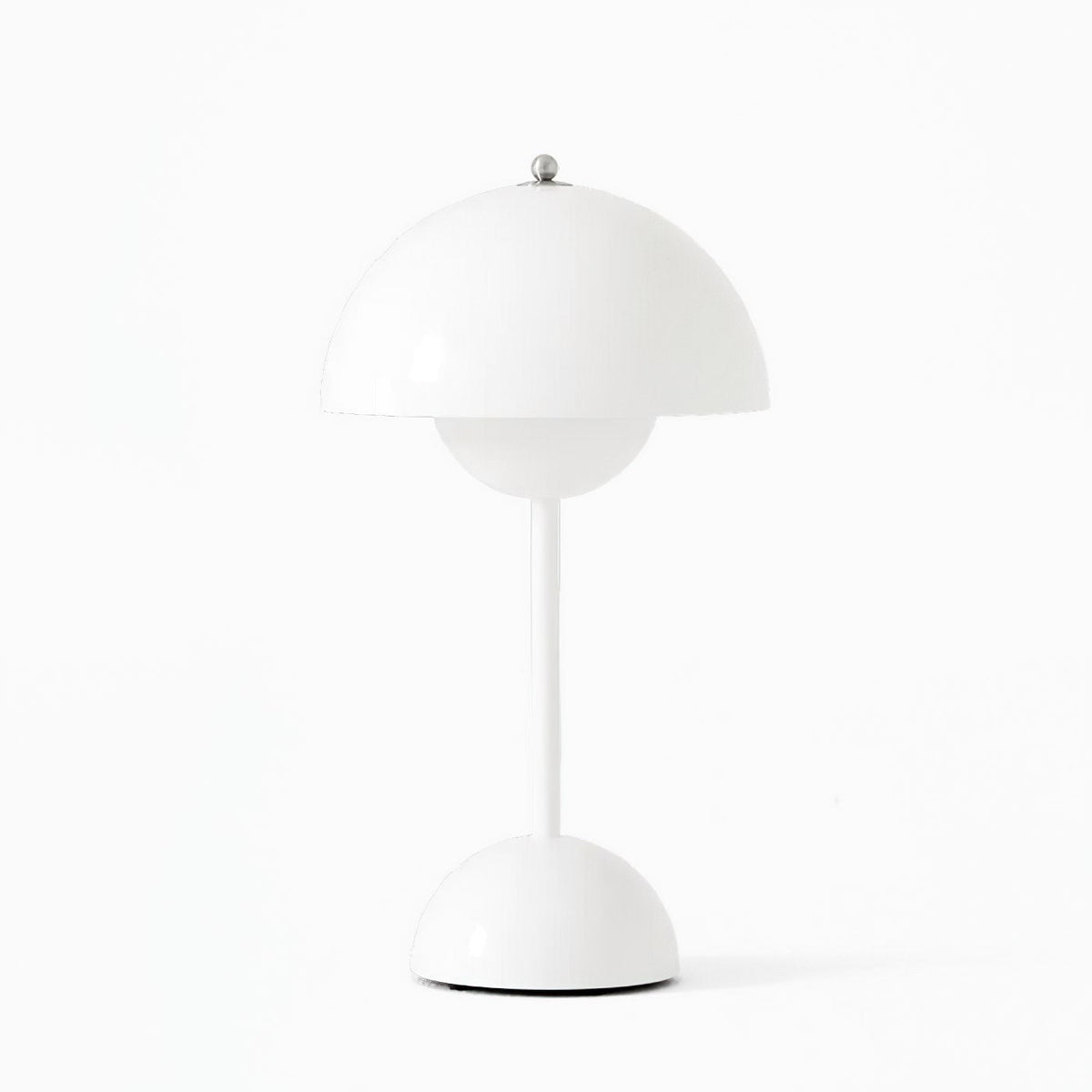 Wireless LED Table Lamp — Modern Scandi Mushroom Design