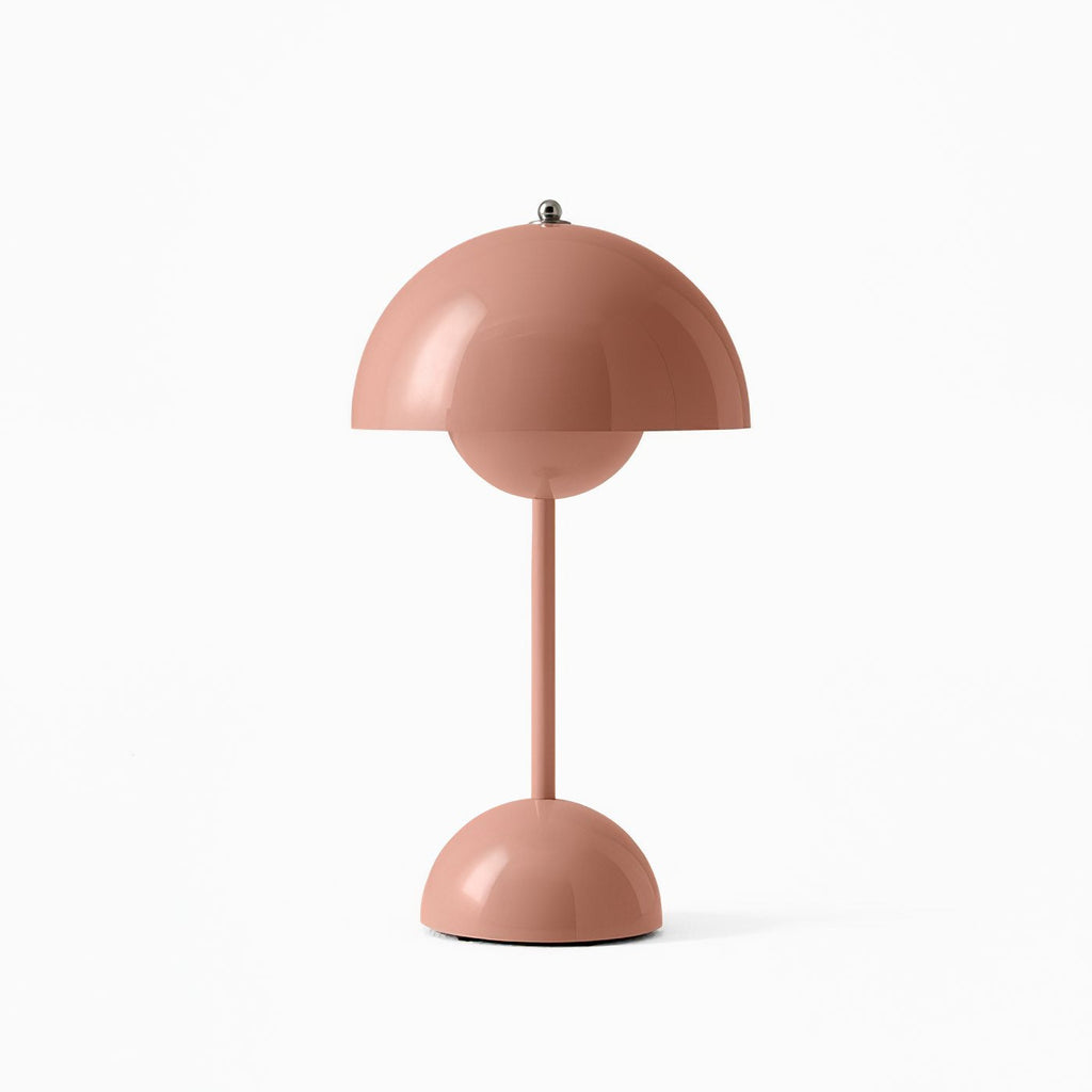 Wireless LED Table Lamp — Modern Scandi Mushroom Design