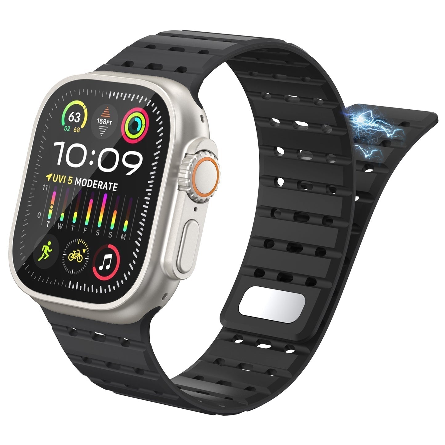 Cinturino per orologio in silicone per l’uso quotidiano e stili versatili - Esilora