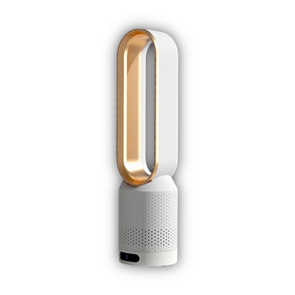 Smart Air Purifier Fan with Bladeless Design and 3-in-1 Cooling - Esilora