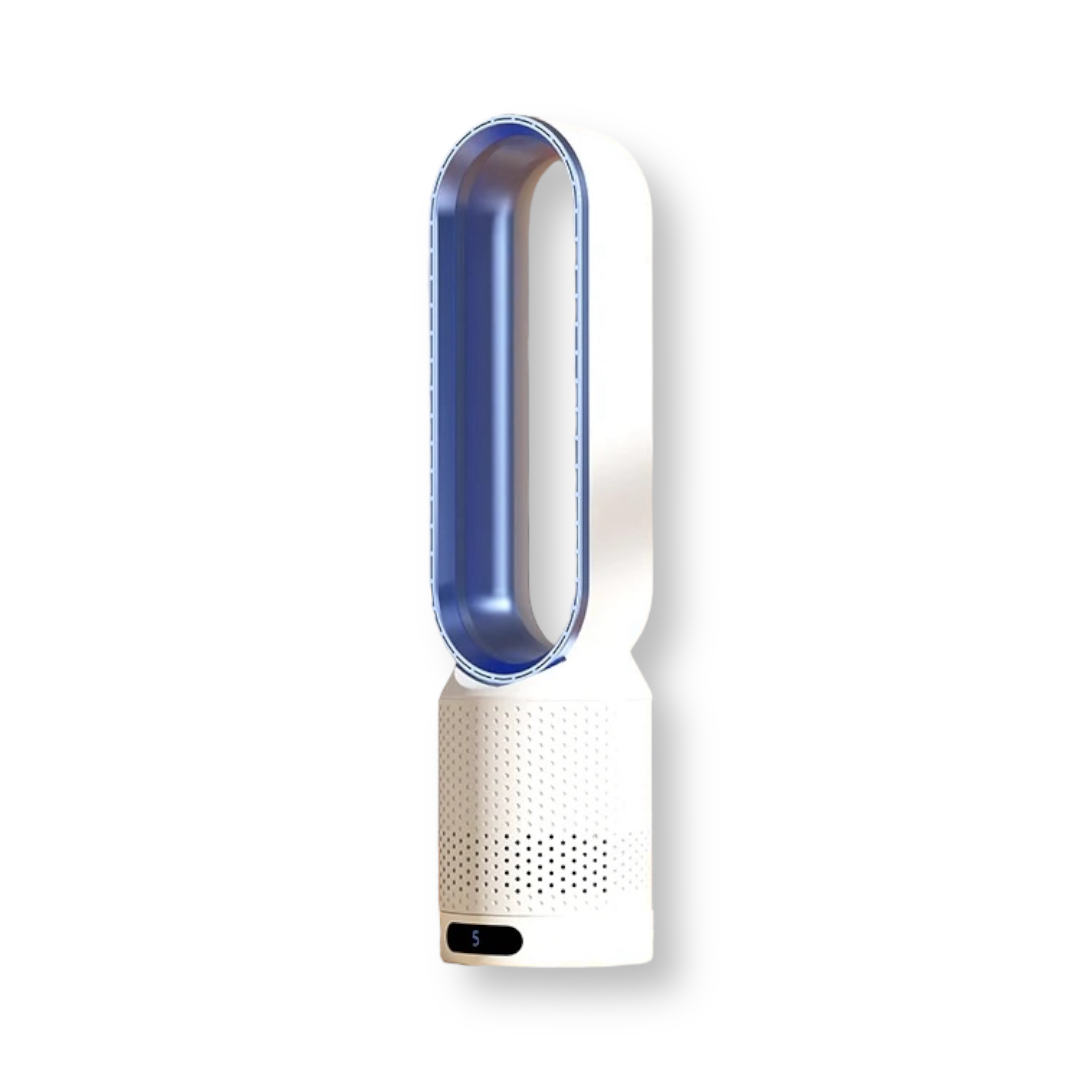 Smart Air Purifier Fan with Bladeless Design and 3-in-1 Cooling - Esilora