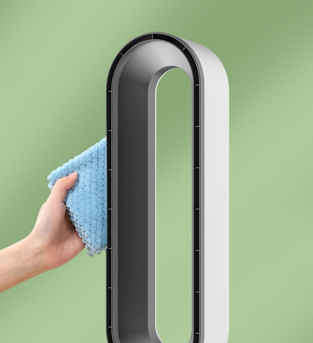 Smart Air Purifier Fan with Bladeless Design and 3-in-1 Cooling - Esilora