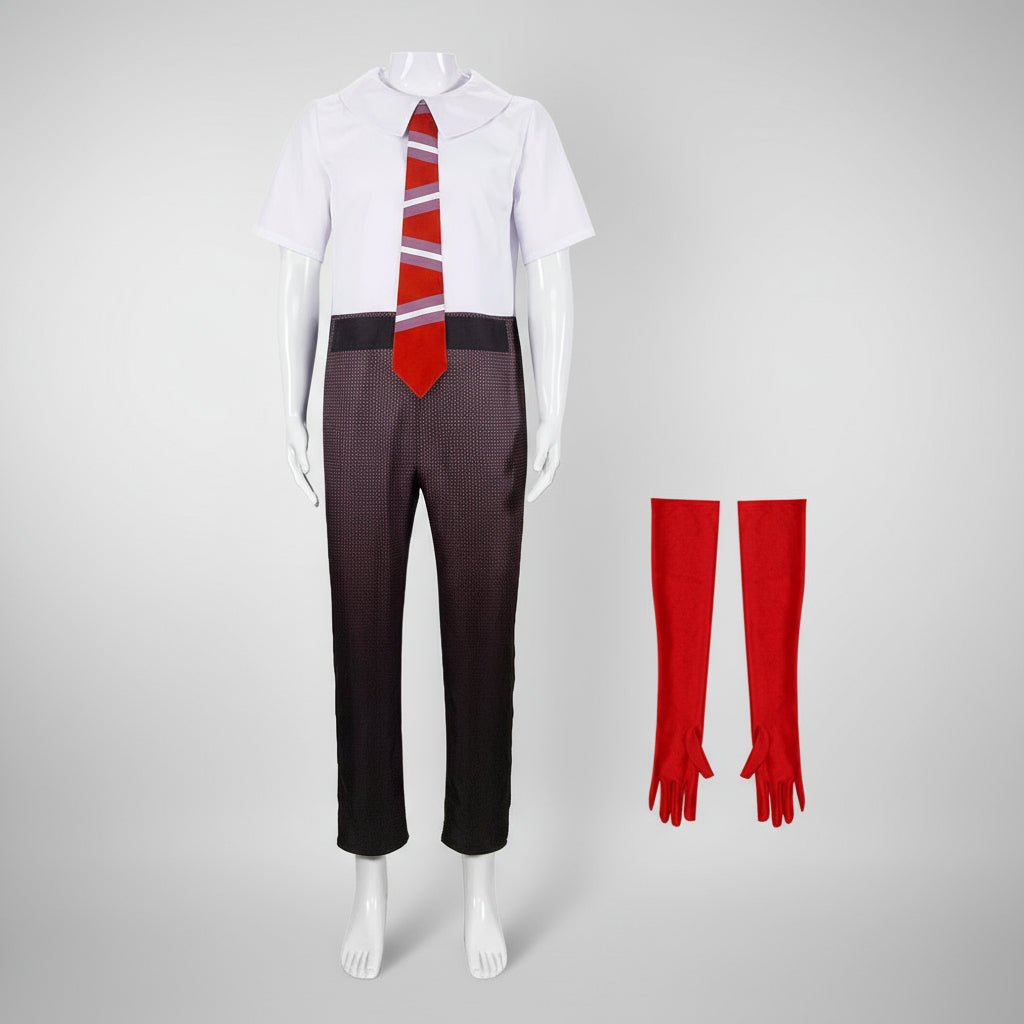 Costum complet de cosplay pentru copii și adulți — mască, mănuși și cravată