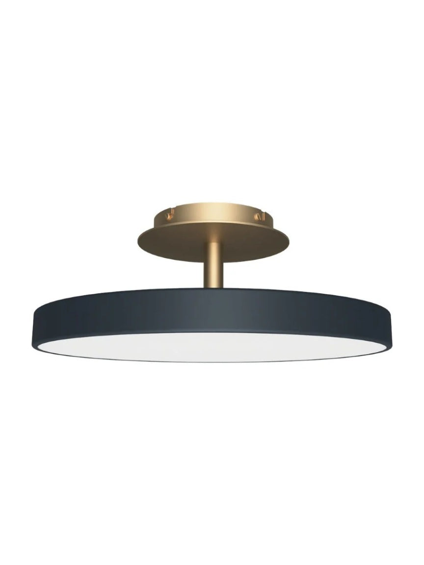 Round Flush Ceiling Lamp — Nordic Minimalist Light for Bedroom & Living | Esilora