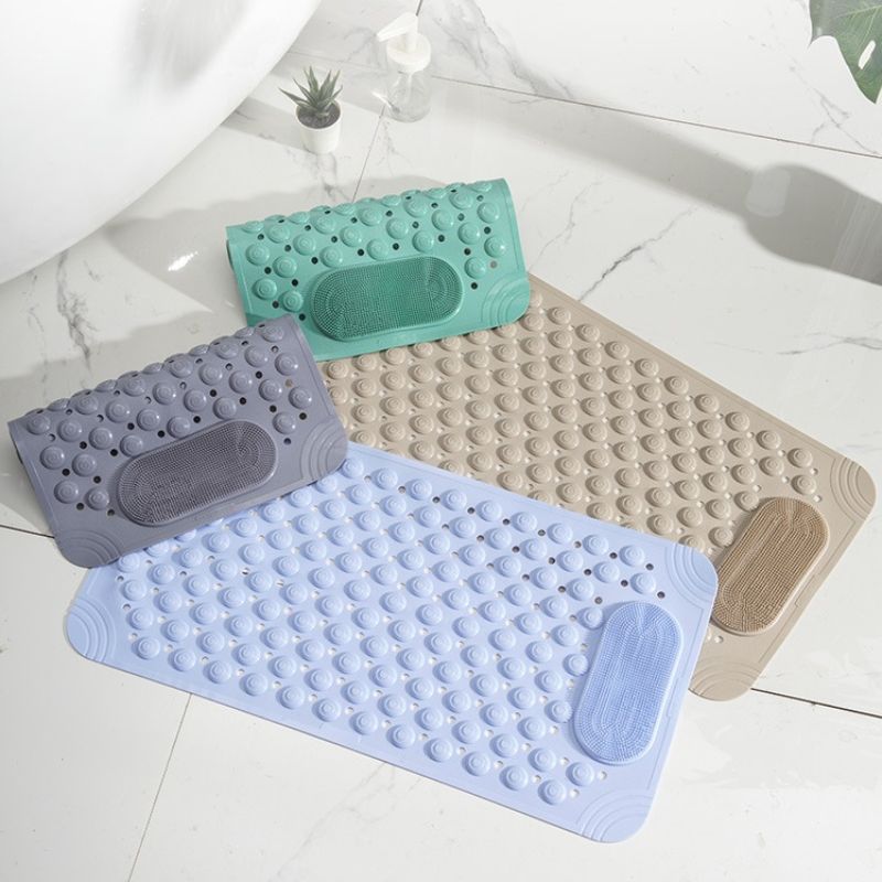 Tapis de bain et de douche antidérapant — ventouses, évacuation rapide de l’eau