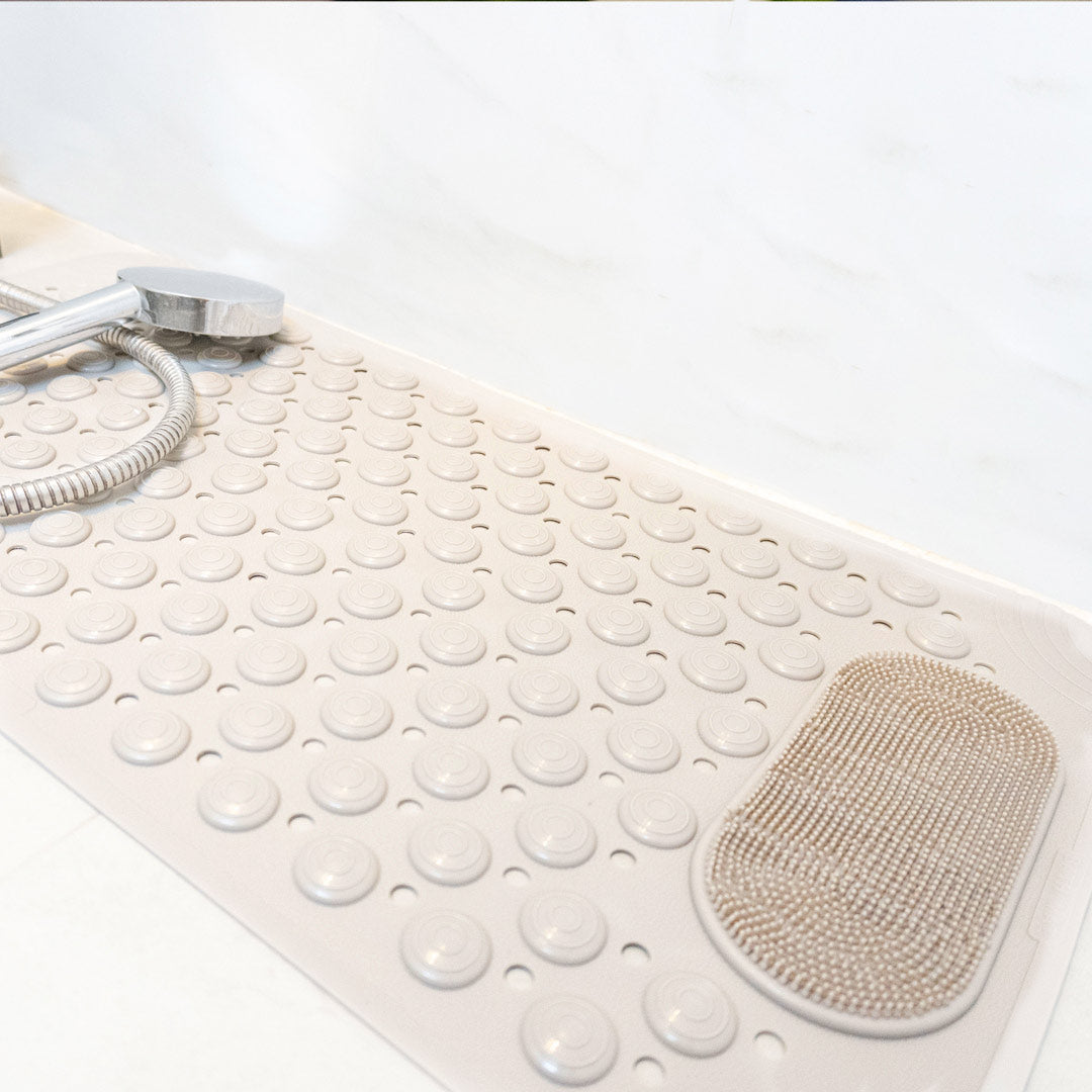 Tapis de bain et de douche antidérapant — ventouses, évacuation rapide de l’eau