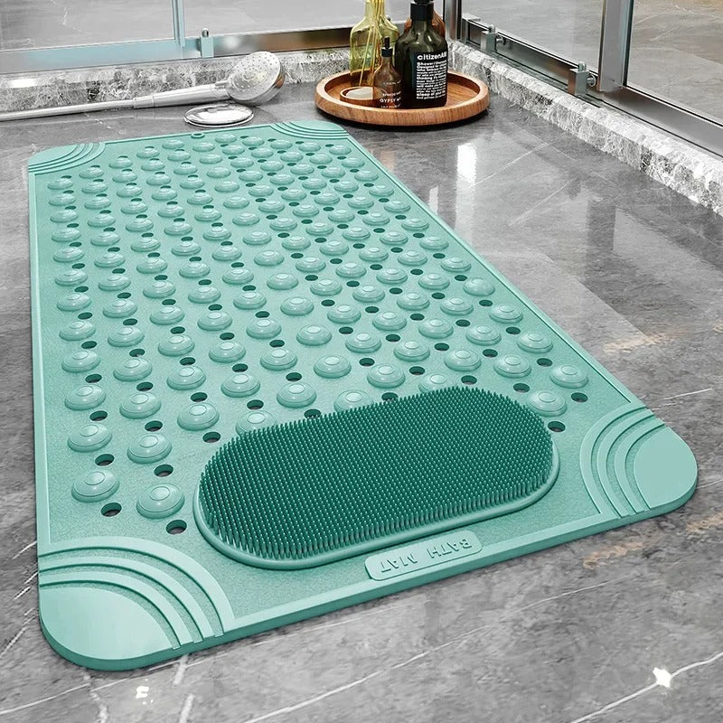 Tapis de bain et de douche antidérapant — ventouses, évacuation rapide de l’eau