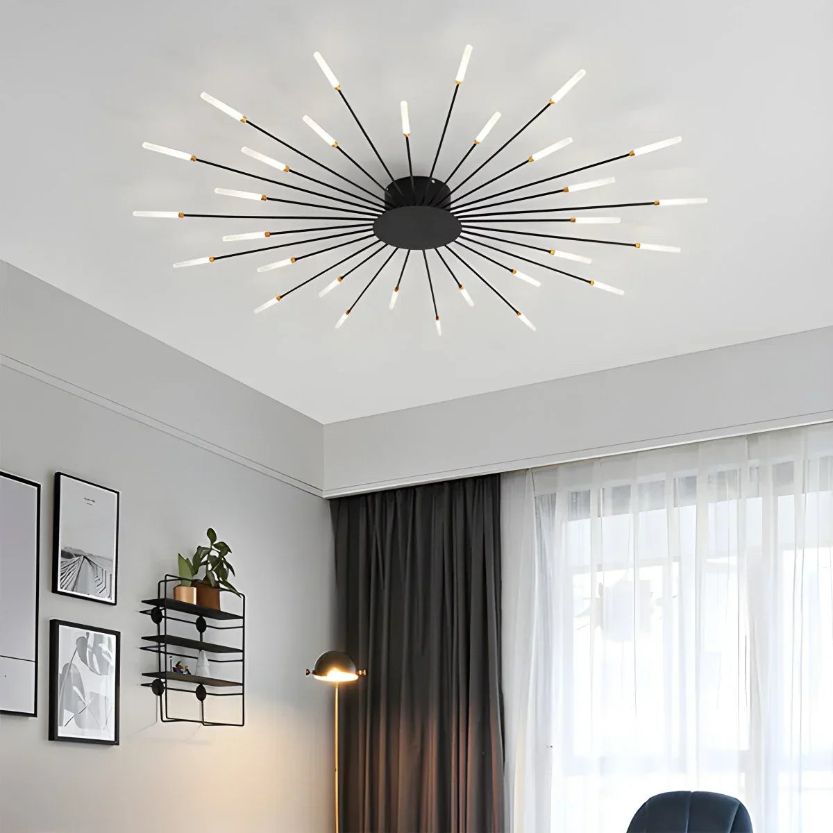 Fireworks Starburst Ceiling Light - Orntli