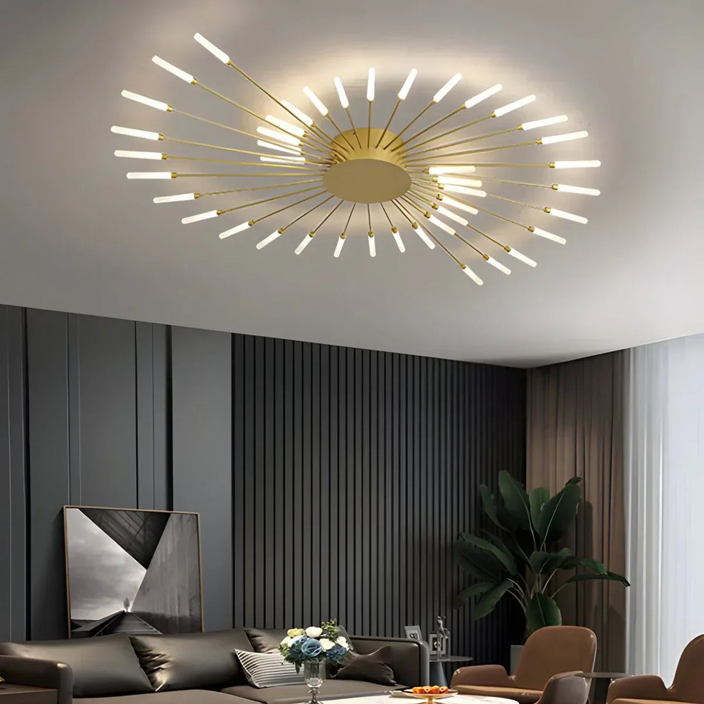 Fireworks Starburst Ceiling Light - Orntli