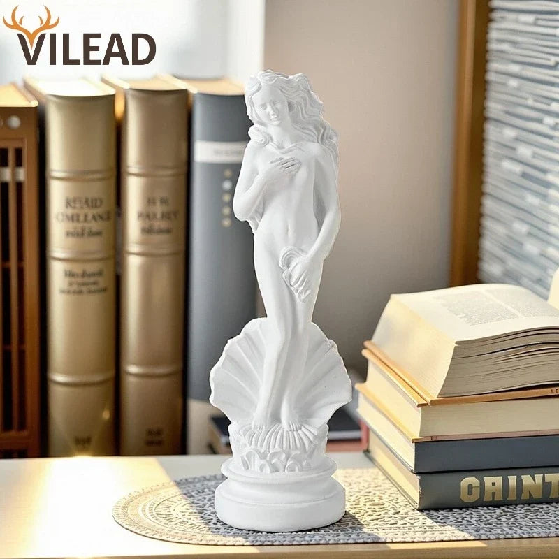Aphrodite Odyssey Statue — Resin Goddess Figurine, White Finish