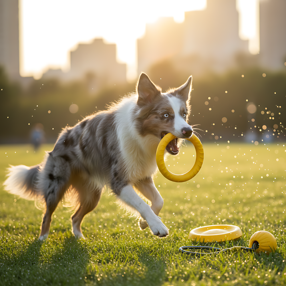 AquaFetch 浮遊犬用取ってこいおもちゃセット - 陸上＆水遊び用