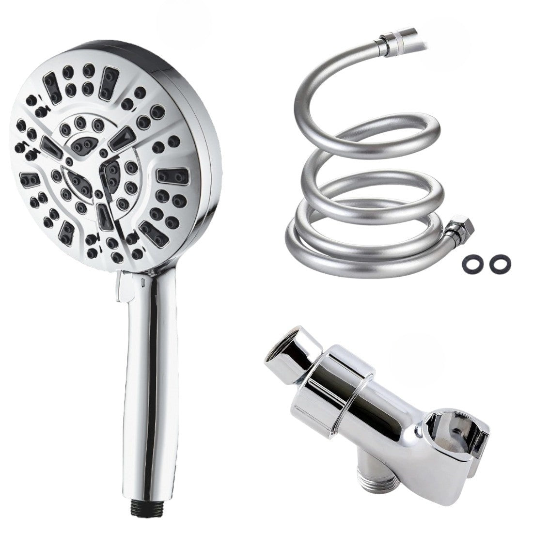 AquaMulti Luxury Shower Head — 10 Settings, Built-In Filter