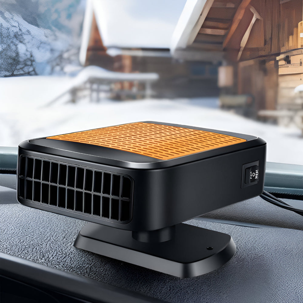 Přenosné topení do auta 12V a 24V - rychlý systém ventilátoru pro odmrazování