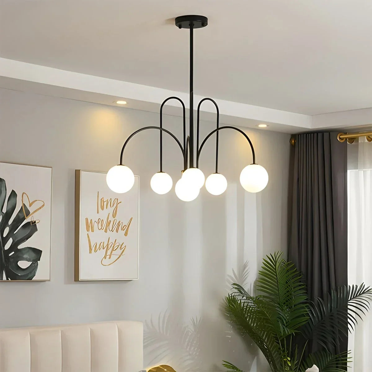 Avi Double Layer Glass Chandelier - Orntli