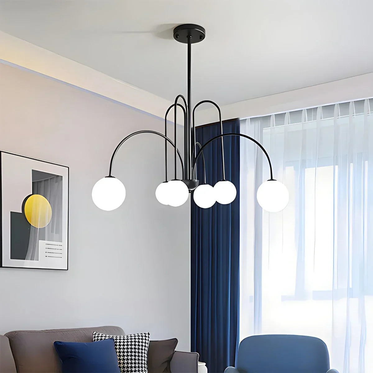 Avi Double Layer Glass Chandelier - Orntli