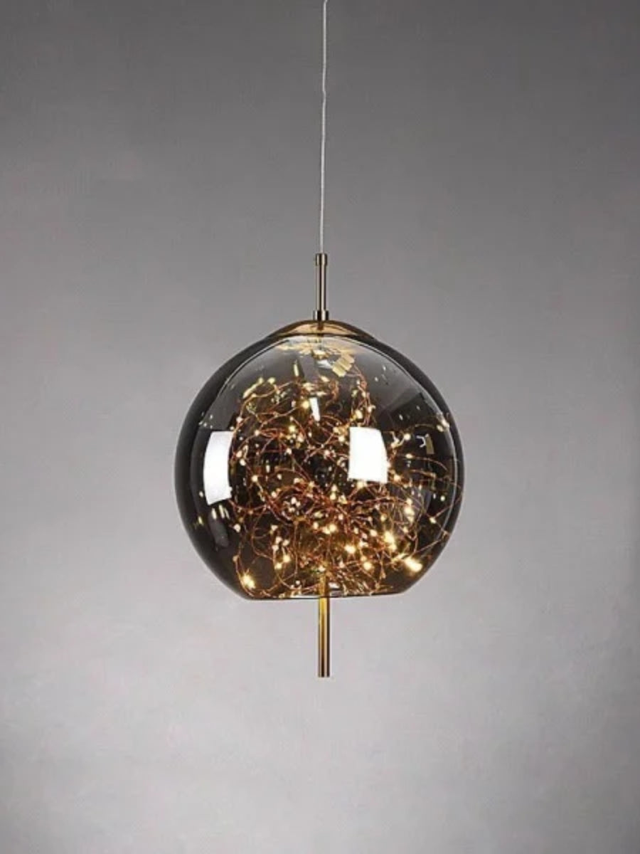 Nordic Starry Cylinder Glass Pendant Lamp | Esilora