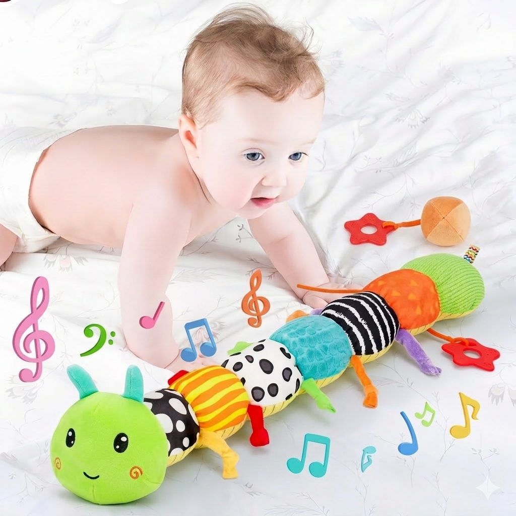 Baby Sensory Plush Musical Caterpillar Toy