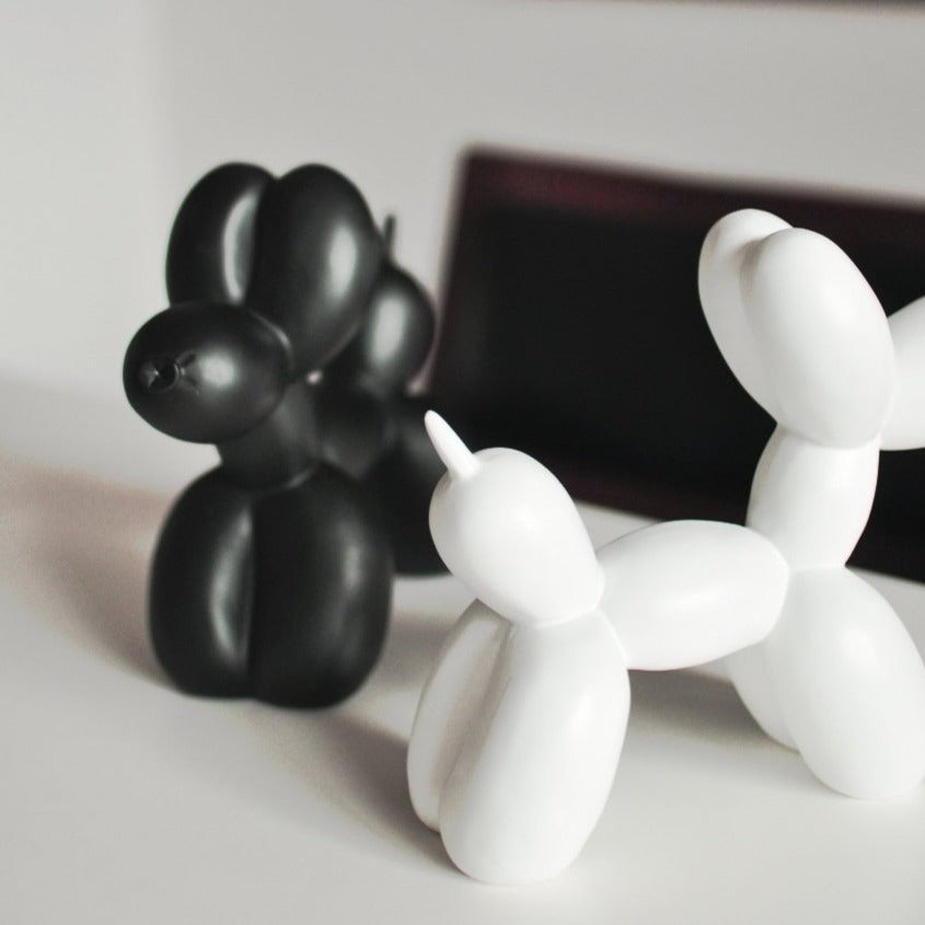 Artivo Balloon Dog Sculpture — Handmade Resin, Multiple Colors