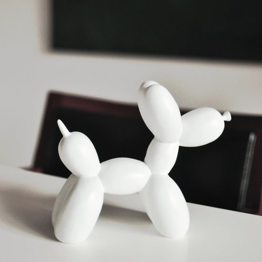 Artivo Balloon Dog Sculpture — Handmade Resin, Multiple Colors
