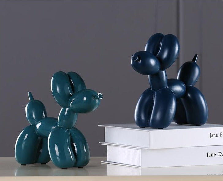 Artivo Balloon Dog Sculpture — Handmade Resin, Multiple Colors