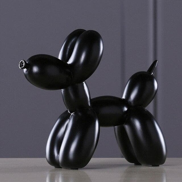 Scultura Artivo a forma di cane con palloncini — in resina fatta a mano, vari colori