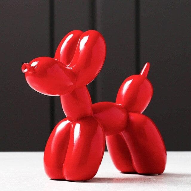 Artivo Balloon Dog Sculpture — Handmade Resin, Multiple Colors