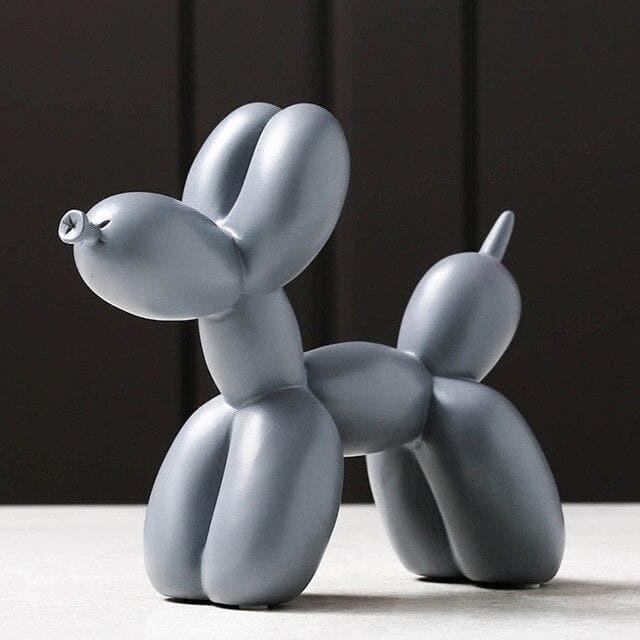 Scultura Artivo a forma di cane con palloncini — in resina fatta a mano, vari colori