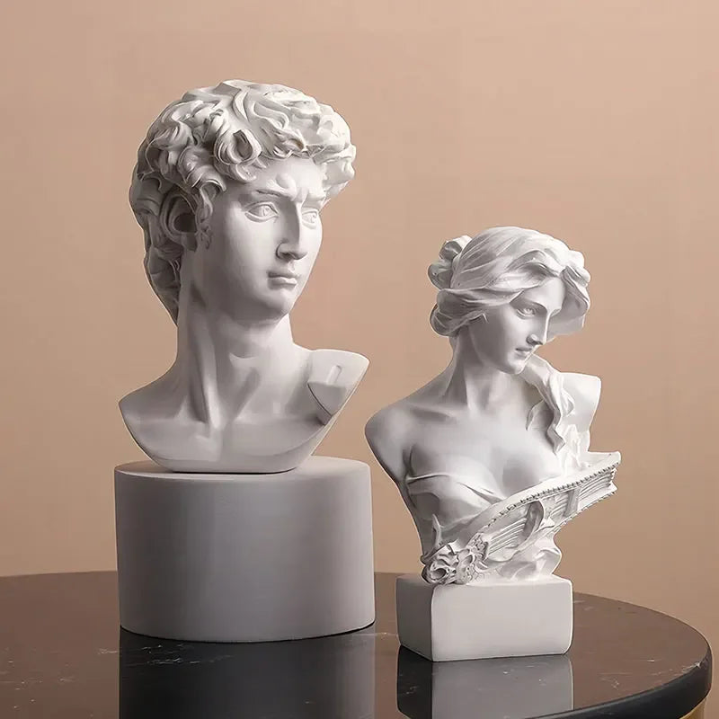 Apollo Bust Figurine – 7 cm Classical Mythology Sculpture