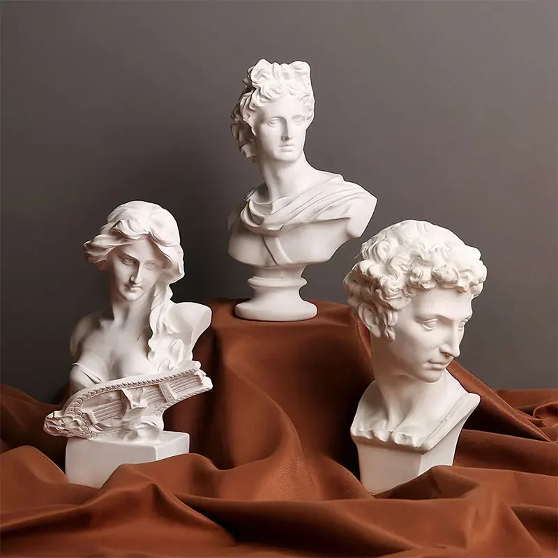 Apollo Bust Figurine – 7 cm Classical Mythology Sculpture