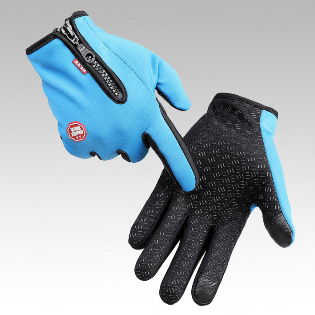 Guantes de invierno térmicos - protección impermeable, compatibles con pantallas táctiles, agarre cálido