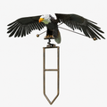 Kinetic Metal Bird Sculpture — Weather-Resistant Garden Art