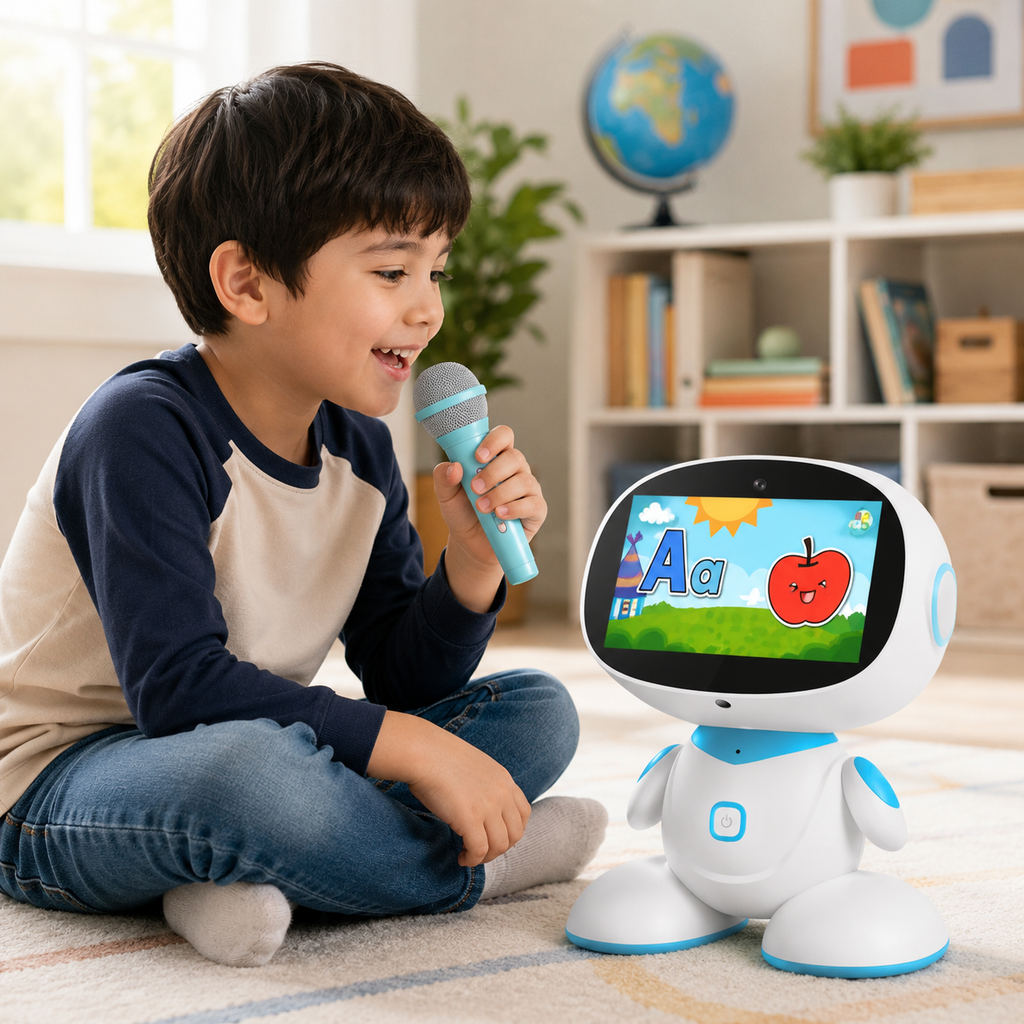 Interaktiv matematikrobot för barn – pedagogisk leksak