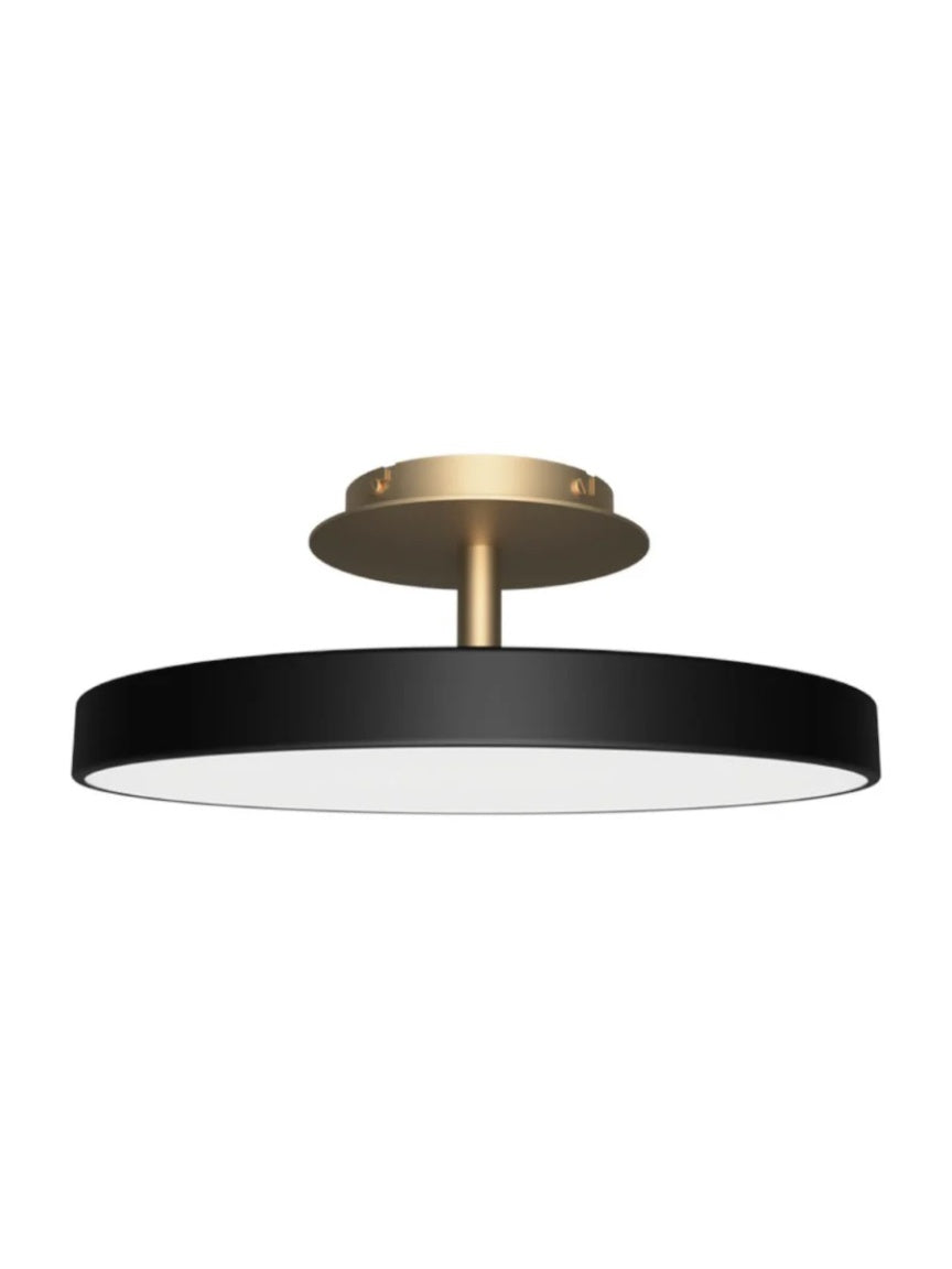 Round Flush Ceiling Lamp — Nordic Minimalist Light for Bedroom & Living | Esilora