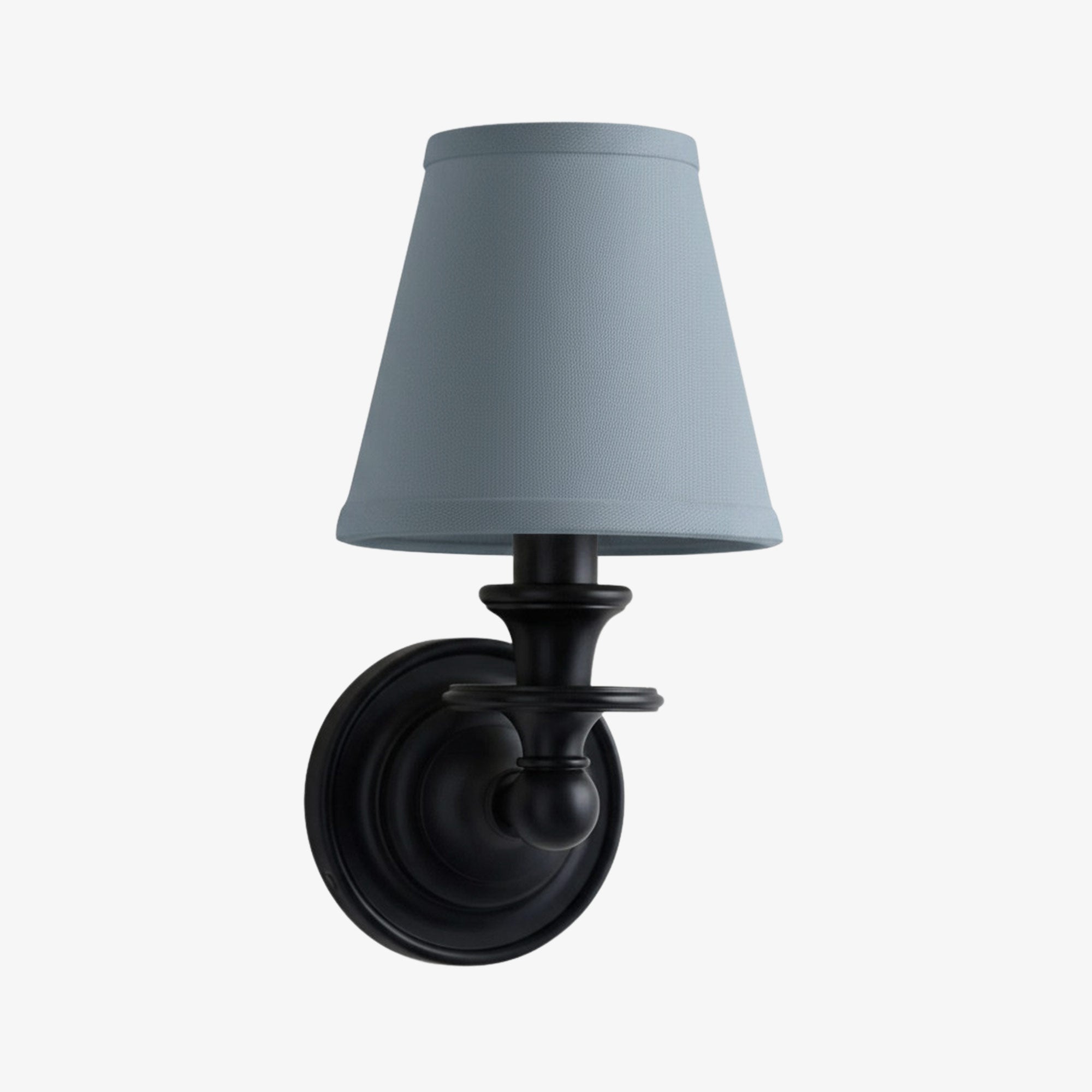Rowan Drum Shade Wall Sconce – Fabric Sconce Light for Cozy Cottage Lighting | Esilora
