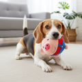 Giocattolo di peluche per cani BounceBuddy con movimento — gioco con movimento reattivo