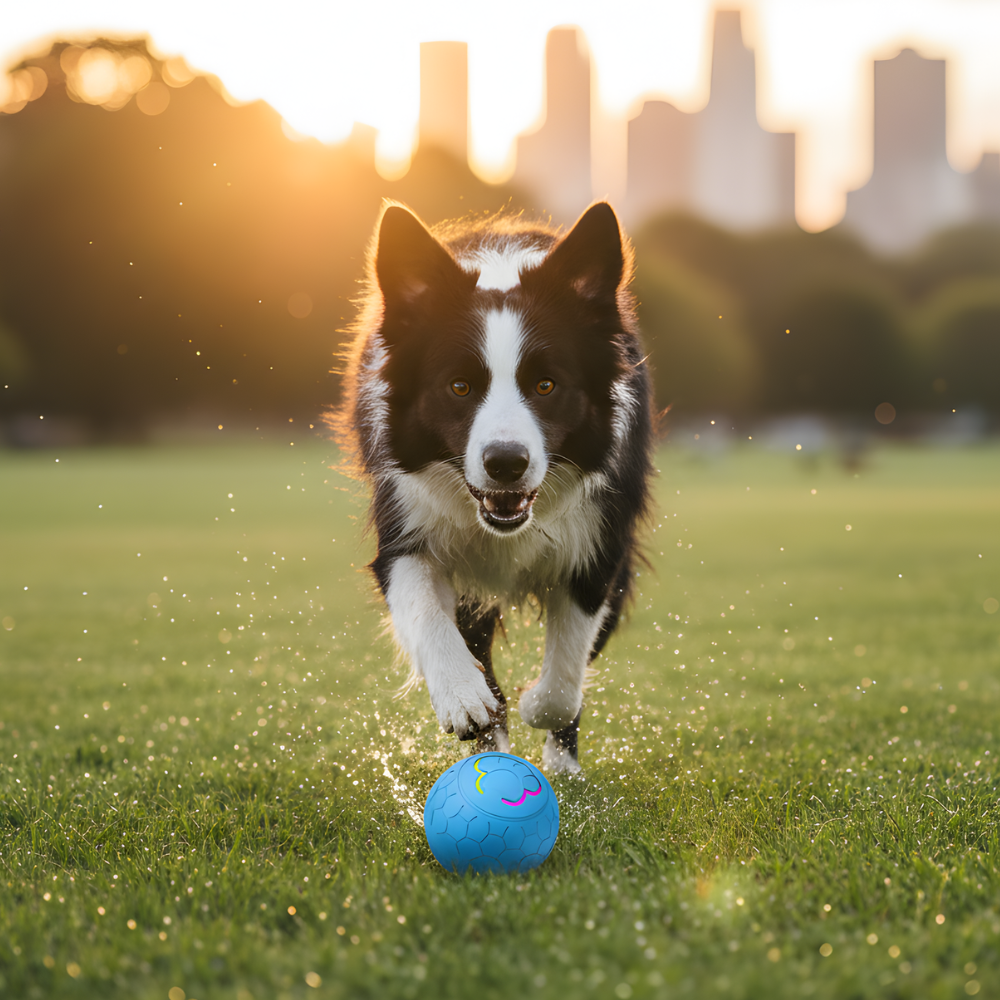 BounceRush Interaktiver Apportierball mit zwei Modi — Unvorhersehbares Spiel