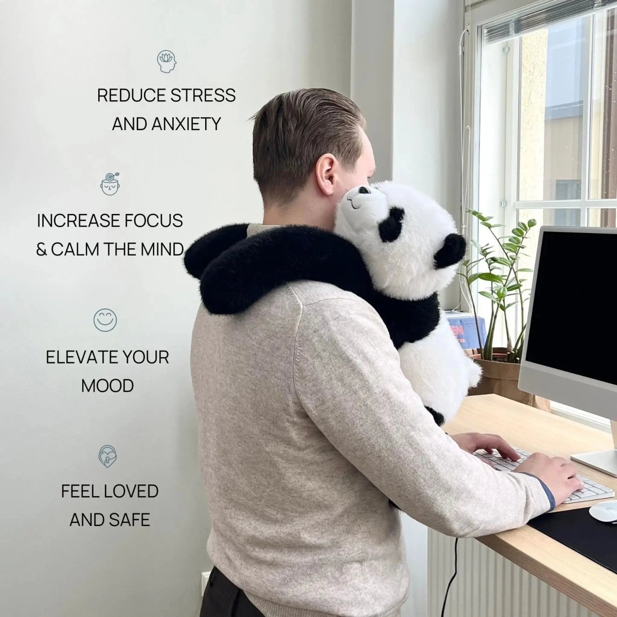 Ultra-Soft Comfort Companion for Relaxation and Emotional Well-Being