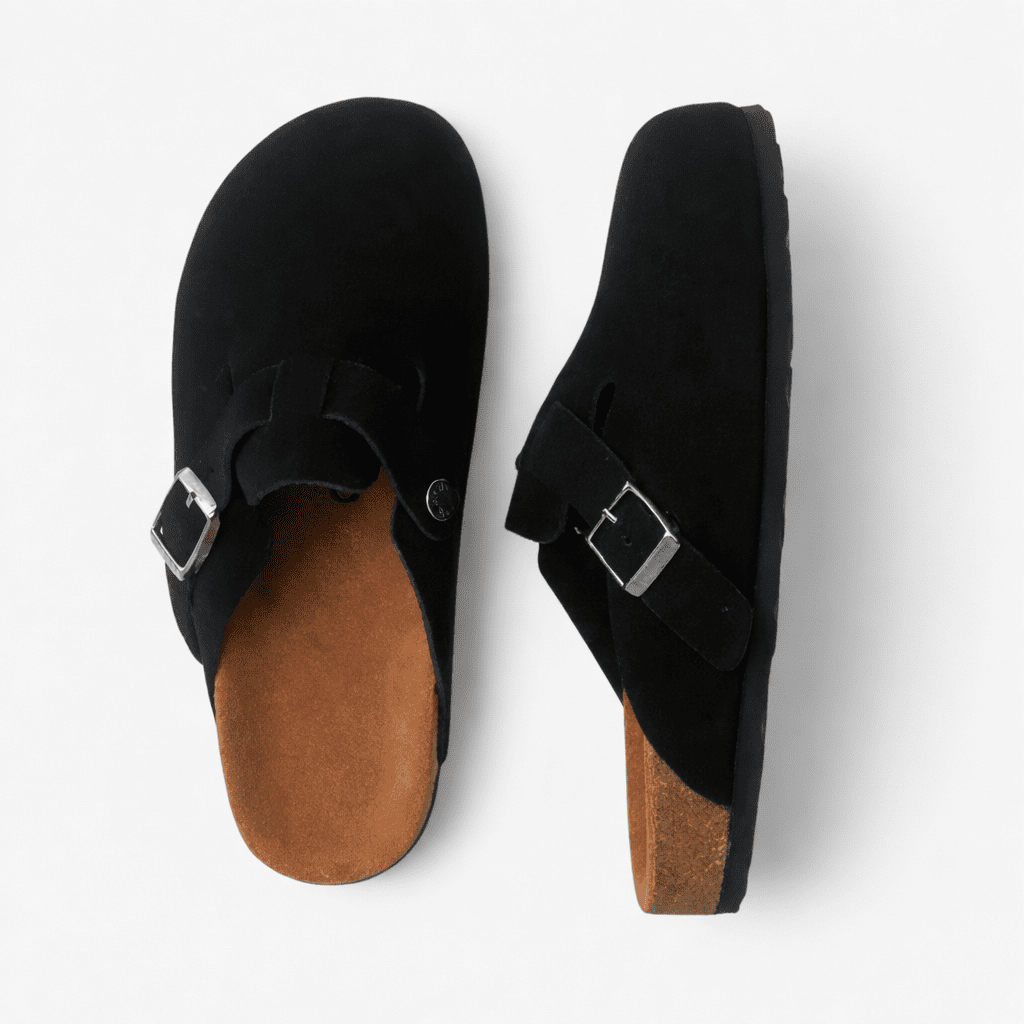 AeroFlex Unisex Suede Clogs With Cushioned Comfort