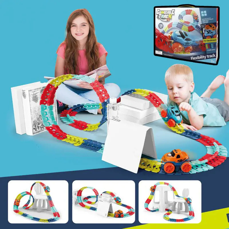SpeedFlex Track - Divertimento creativo con le corse per giovani esploratori - Esilora