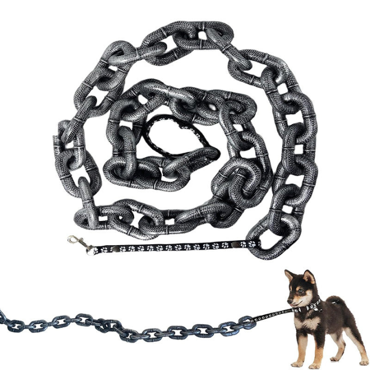 ChainLux سلسلة مقود كلاب ضخمة - تصميم ABS خفيف الوزن