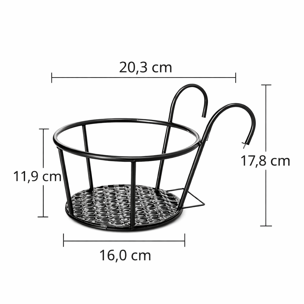 Plant Hanging Shelf for Balcony Dreams – Stable Support Solution - Esilora