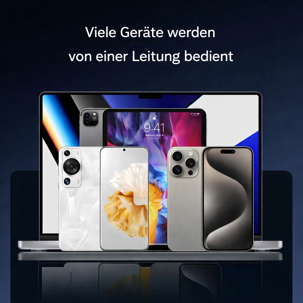 Power-Kabel für schnelles Laden und sicheren Halt bei uneingeschränkter Nutzung – Esilora