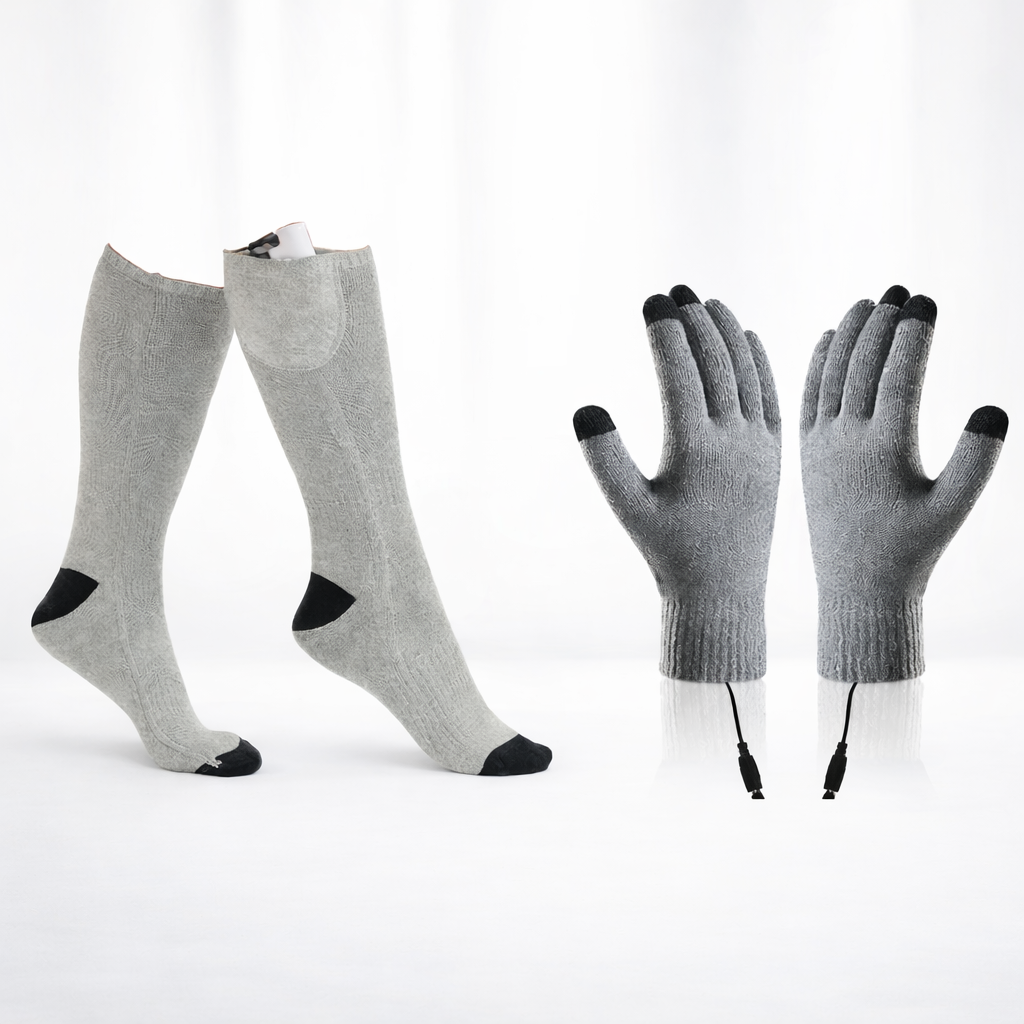 Unisex elektrické vyhřívané termo ponožky - vyhřívání zaměřené na prsty